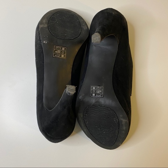 🚫SOLD🚫 Moda Spana Black Suede Heels - Picture 5 of 6